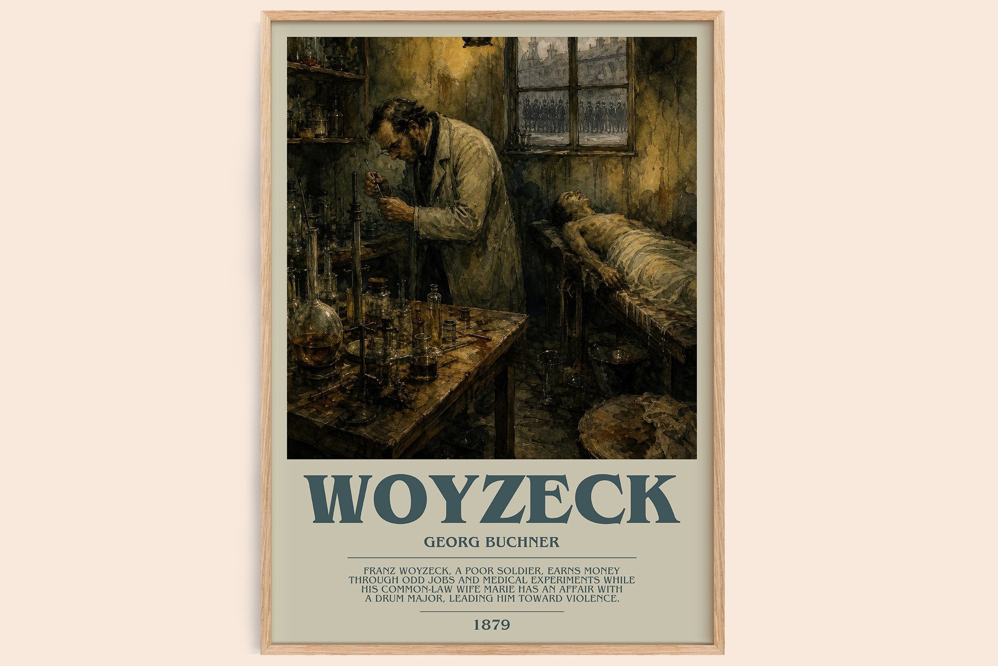 Woyzeck Bookish Wall Art by Georg Buchner