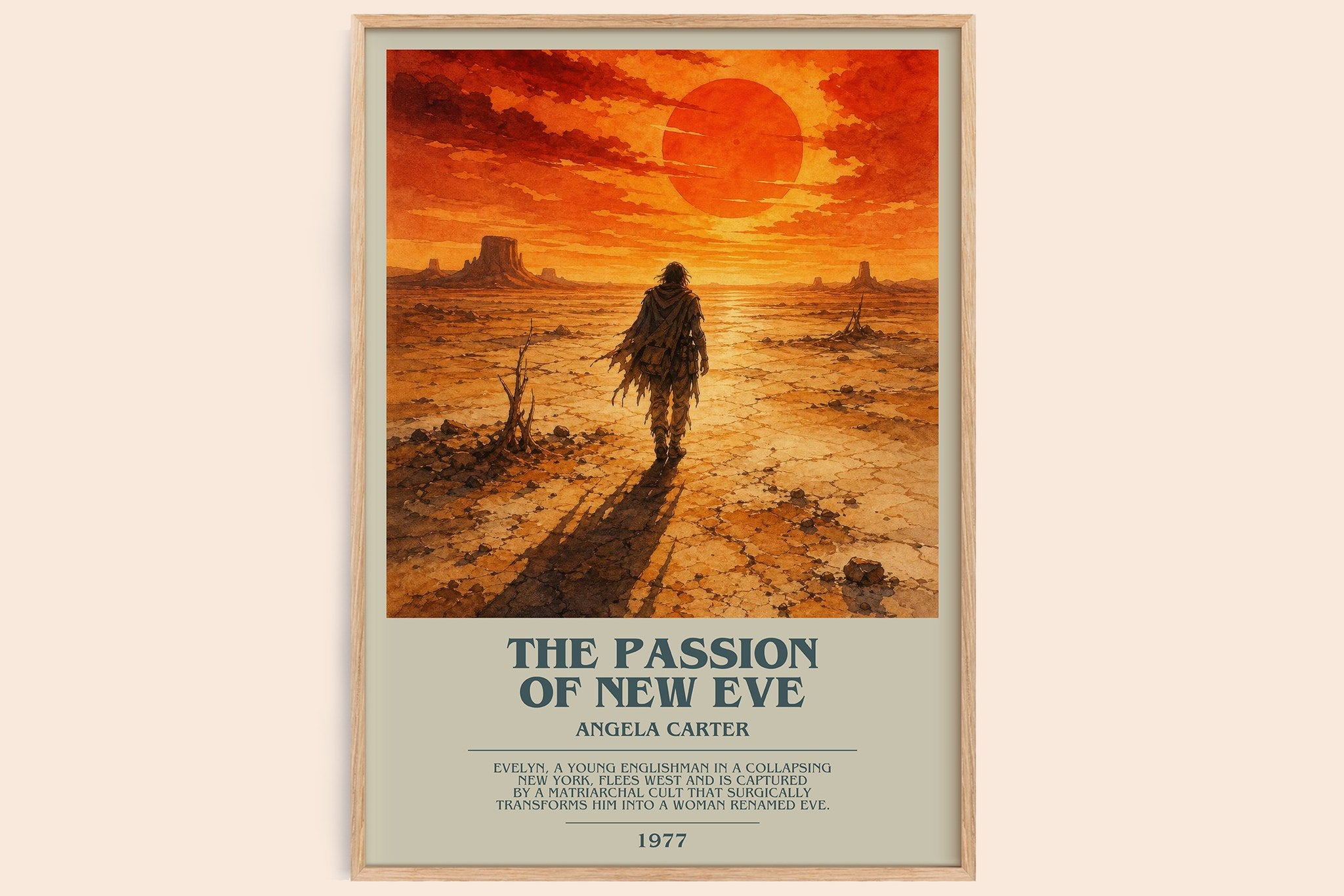 The Passion Of New Eve Bookish Wall Art by Angela Carter