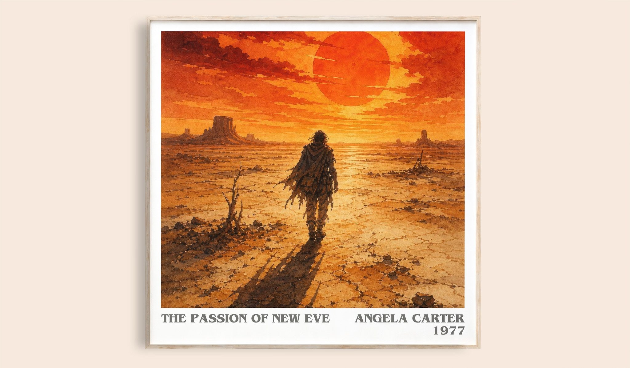 The Passion Of New Eve Literary Art Print by Angela Carter
