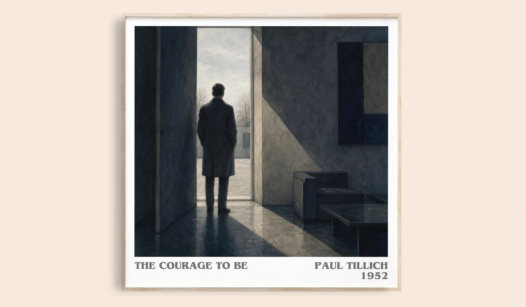 The Courage to Be Literary Art Print by Paul Tillich