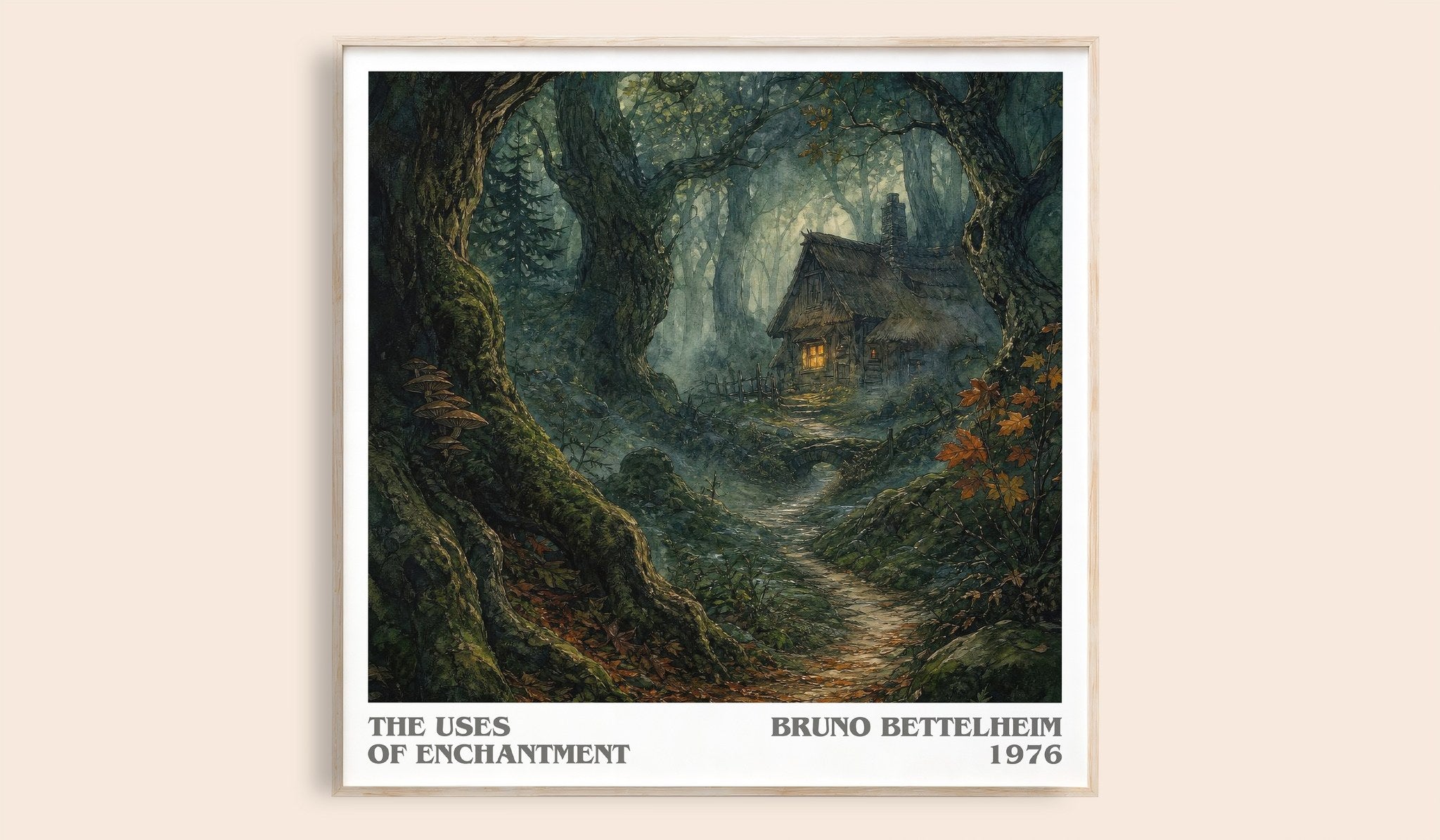 The Uses of Enchantment Literary Art Print by Bruno Bettelheim