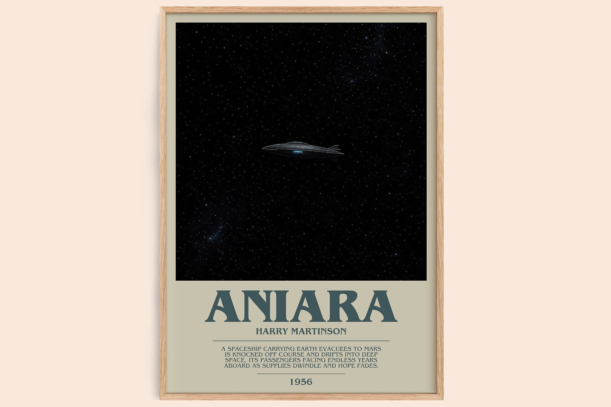 Aniara Bookish Wall Art by Harry Martinson
