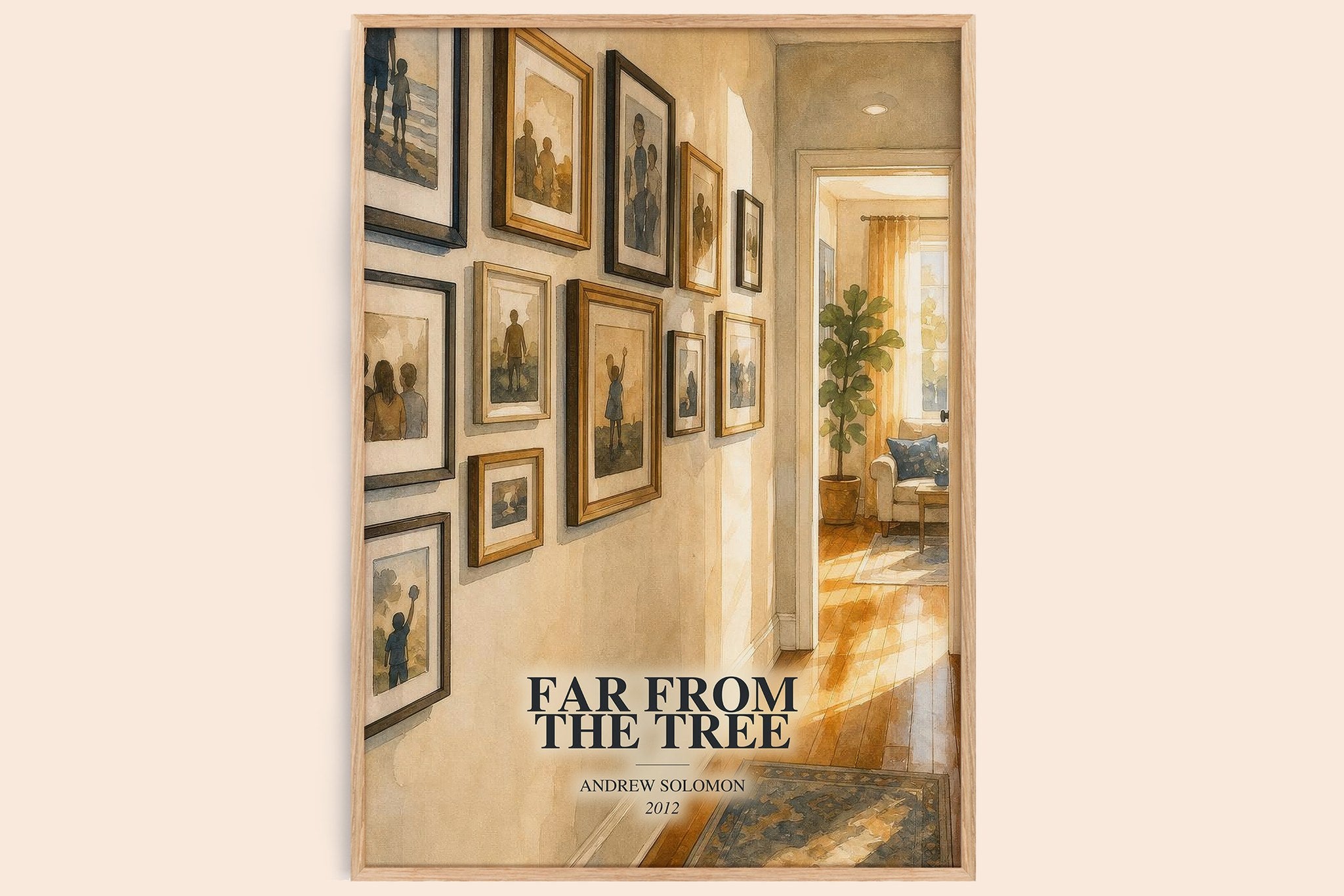 Far From the Tree Book Watercolour Illustration by Andrew Solomon