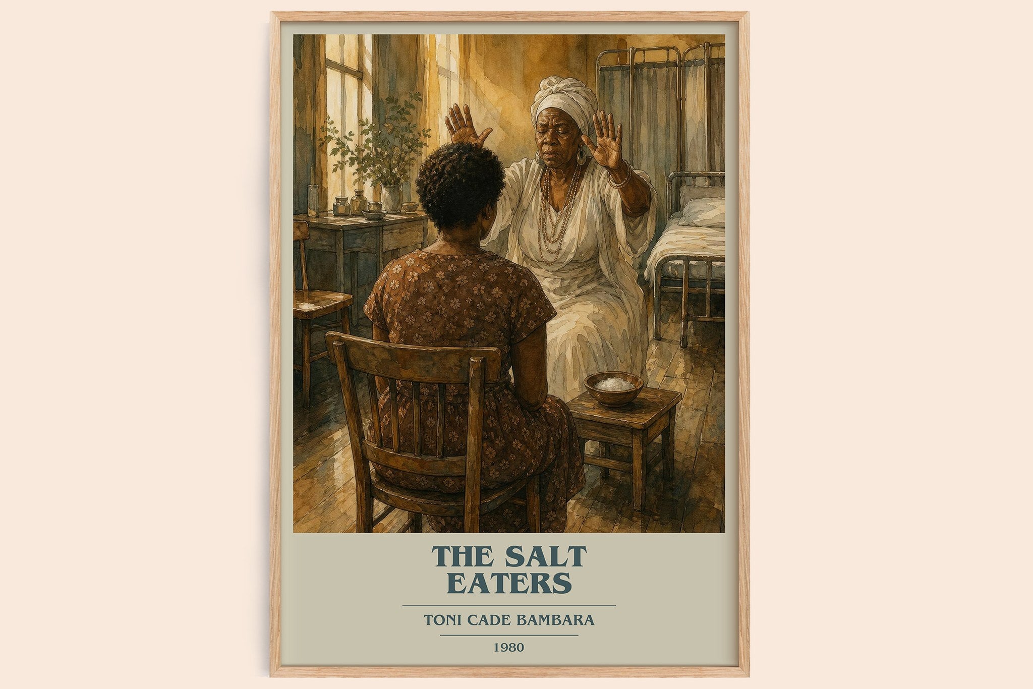 The Salt Eaters Book Cover Poster by Toni Cade Bambara