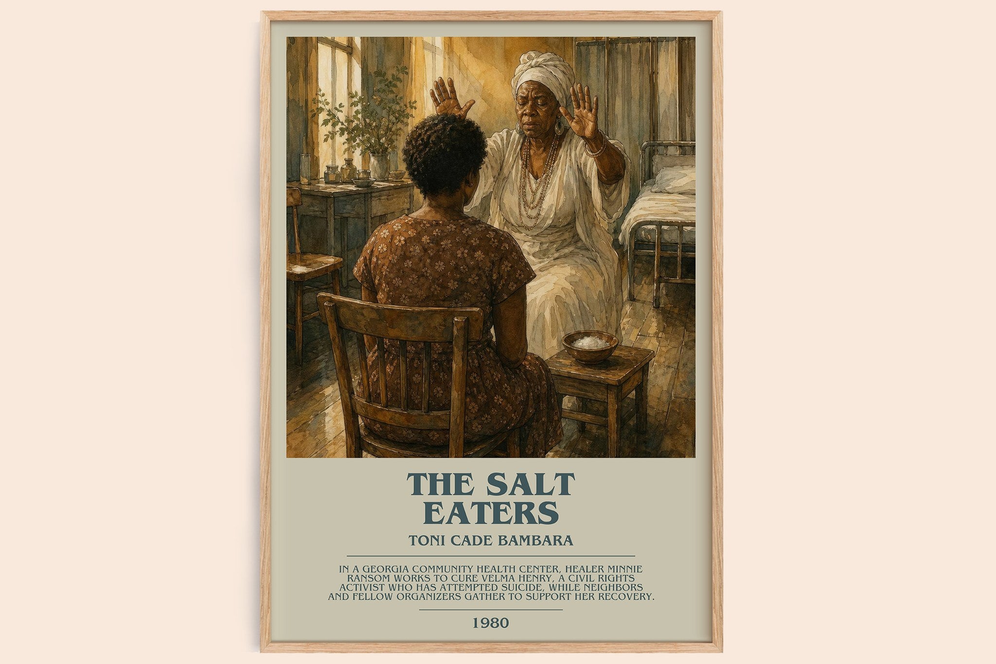 The Salt Eaters Bookish Wall Art by Toni Cade Bambara