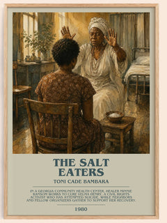 The Salt Eaters Bookish Wall Art by Toni Cade Bambara – framed poster