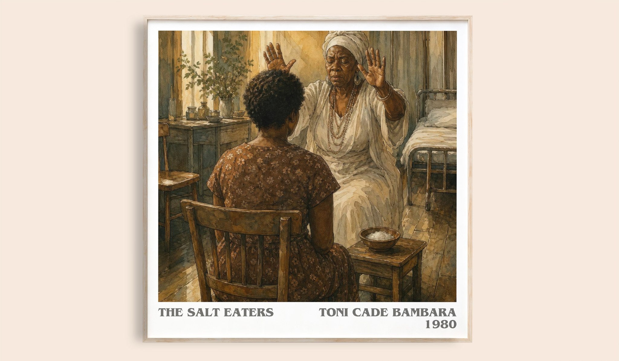 The Salt Eaters Literary Art Print by Toni Cade Bambara