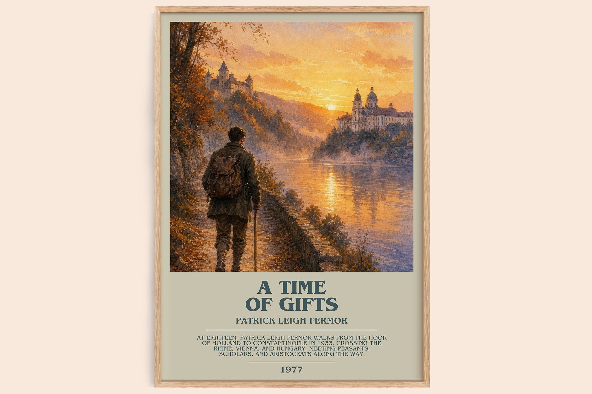 A Time Of Gifts Bookish Wall Art by Patrick Leigh Fermor