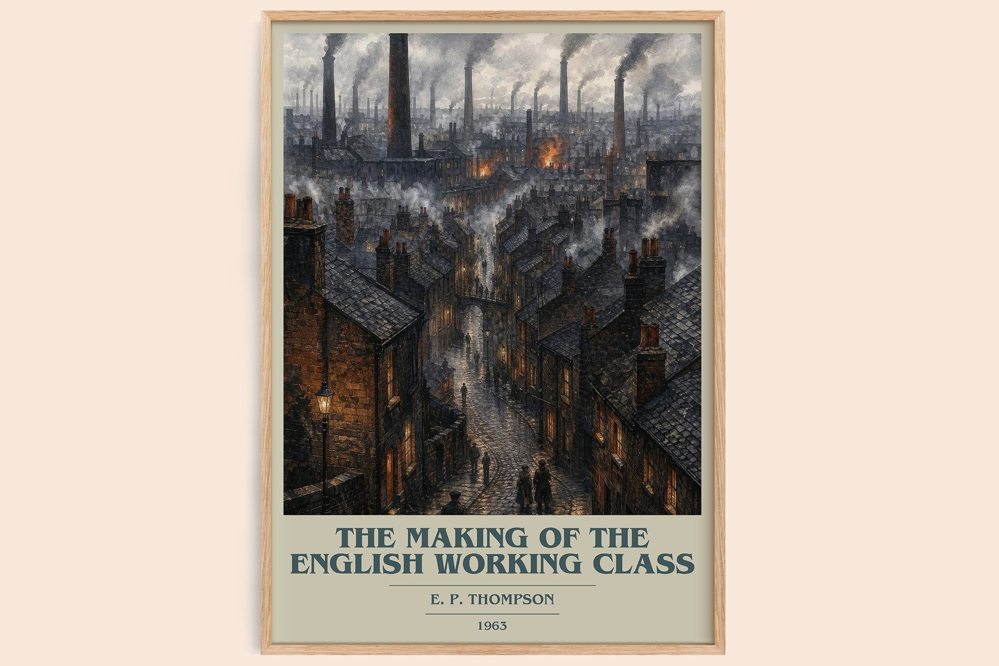 Making of the English Working Class Book Cover Poster by E. Thompson