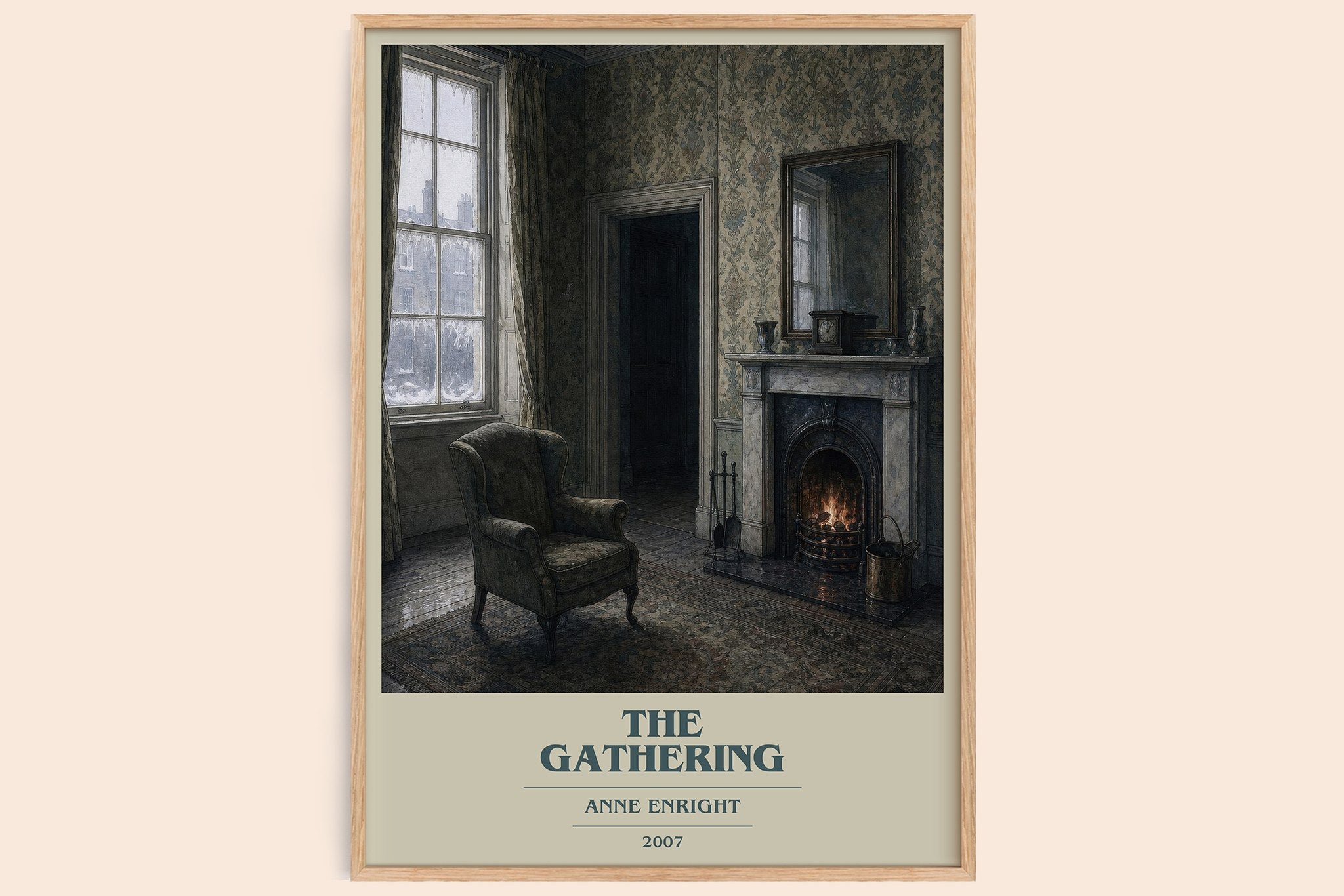 The Gathering Book Cover Poster by Anne Enright