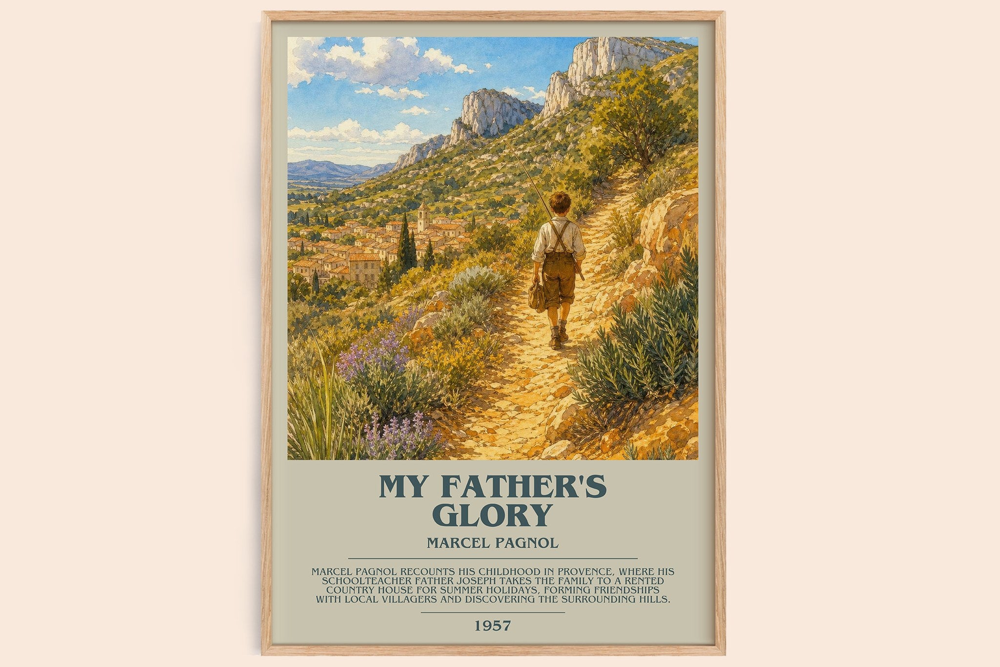 My Father's Glory Bookish Wall Art by Marcel Pagnol