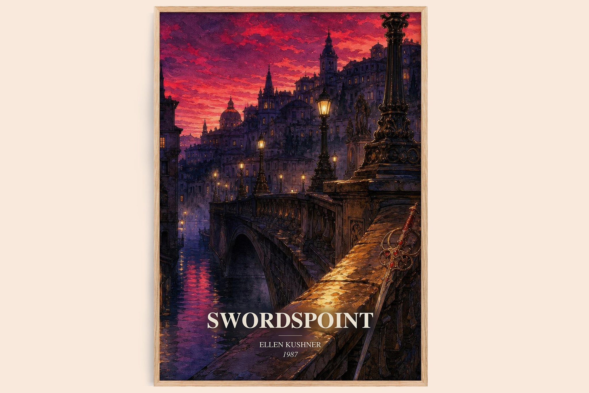 Swordspoint Book Watercolour Illustration by Ellen Kushner