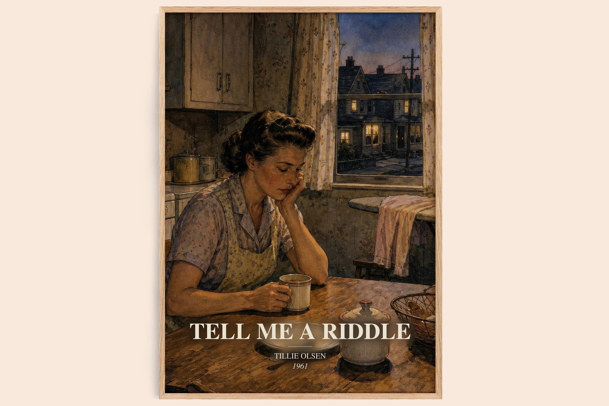 Tell Me a Riddle Book Watercolour Illustration by Tillie Olsen