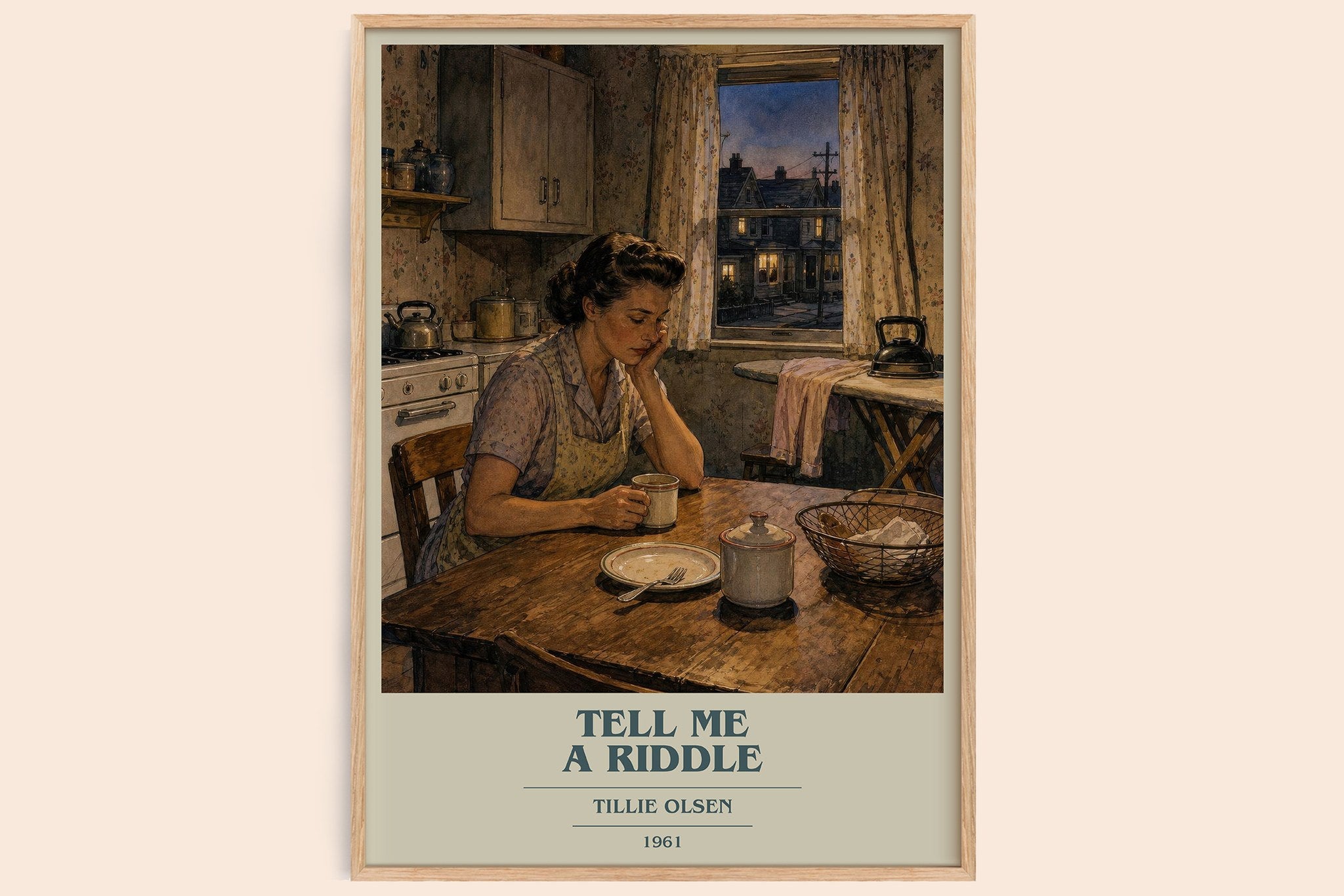 Tell Me a Riddle Book Cover Poster by Tillie Olsen