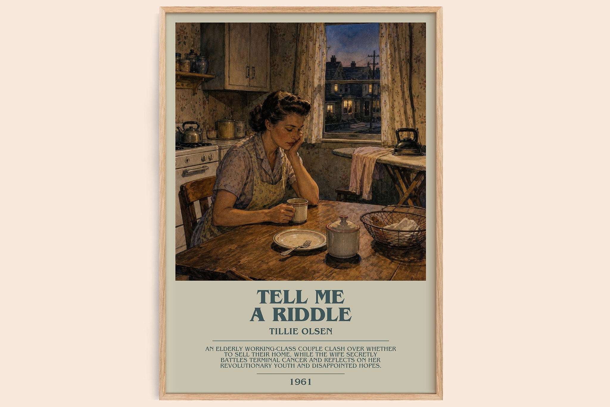 Tell Me a Riddle Bookish Wall Art by Tillie Olsen