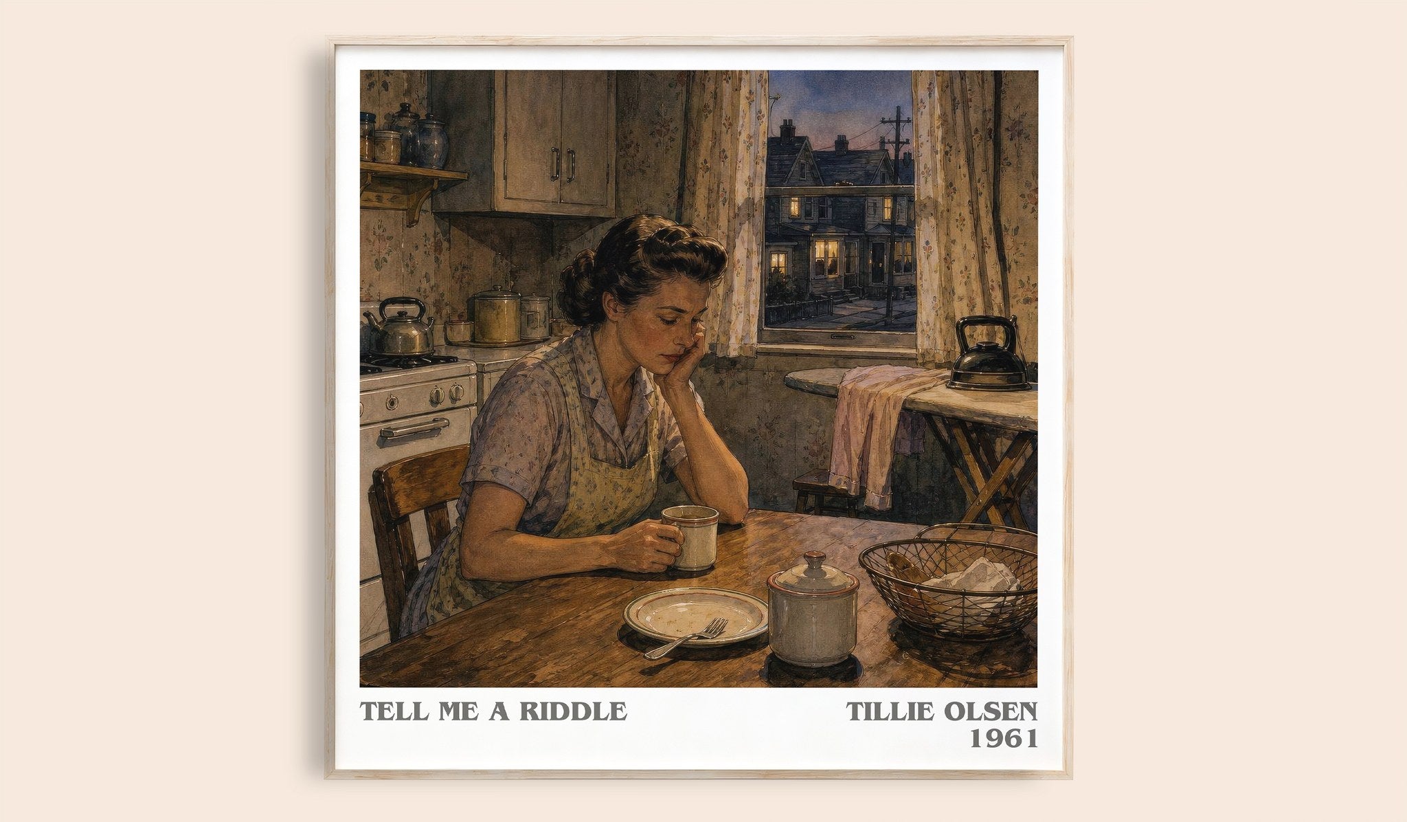 Tell Me a Riddle Literary Art Print by Tillie Olsen