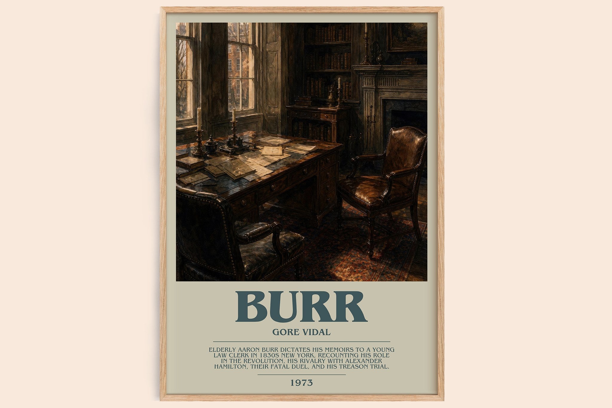Burr Bookish Wall Art by Gore Vidal