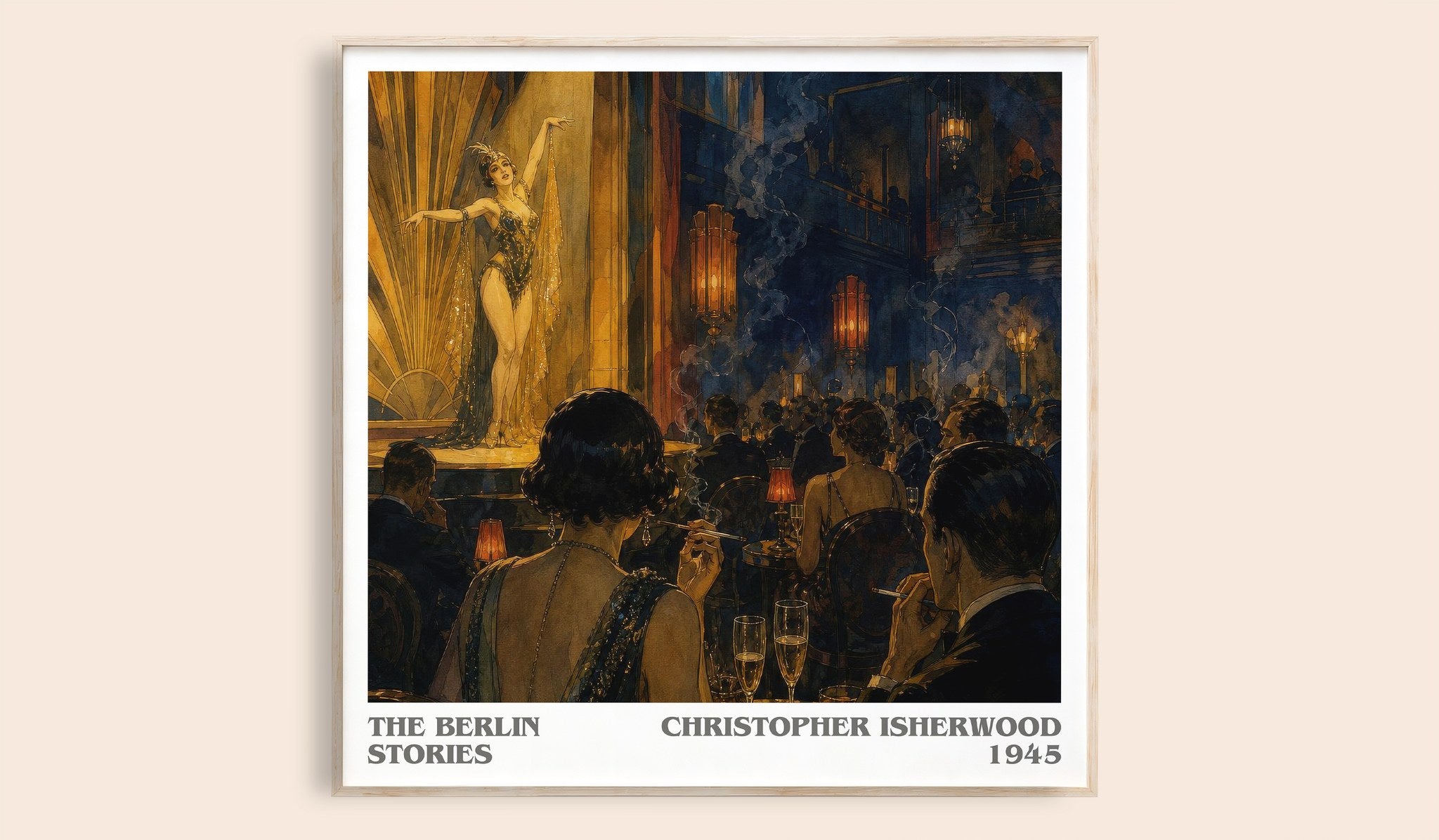 The Berlin Stories Literary Art Print by Christopher Isherwood