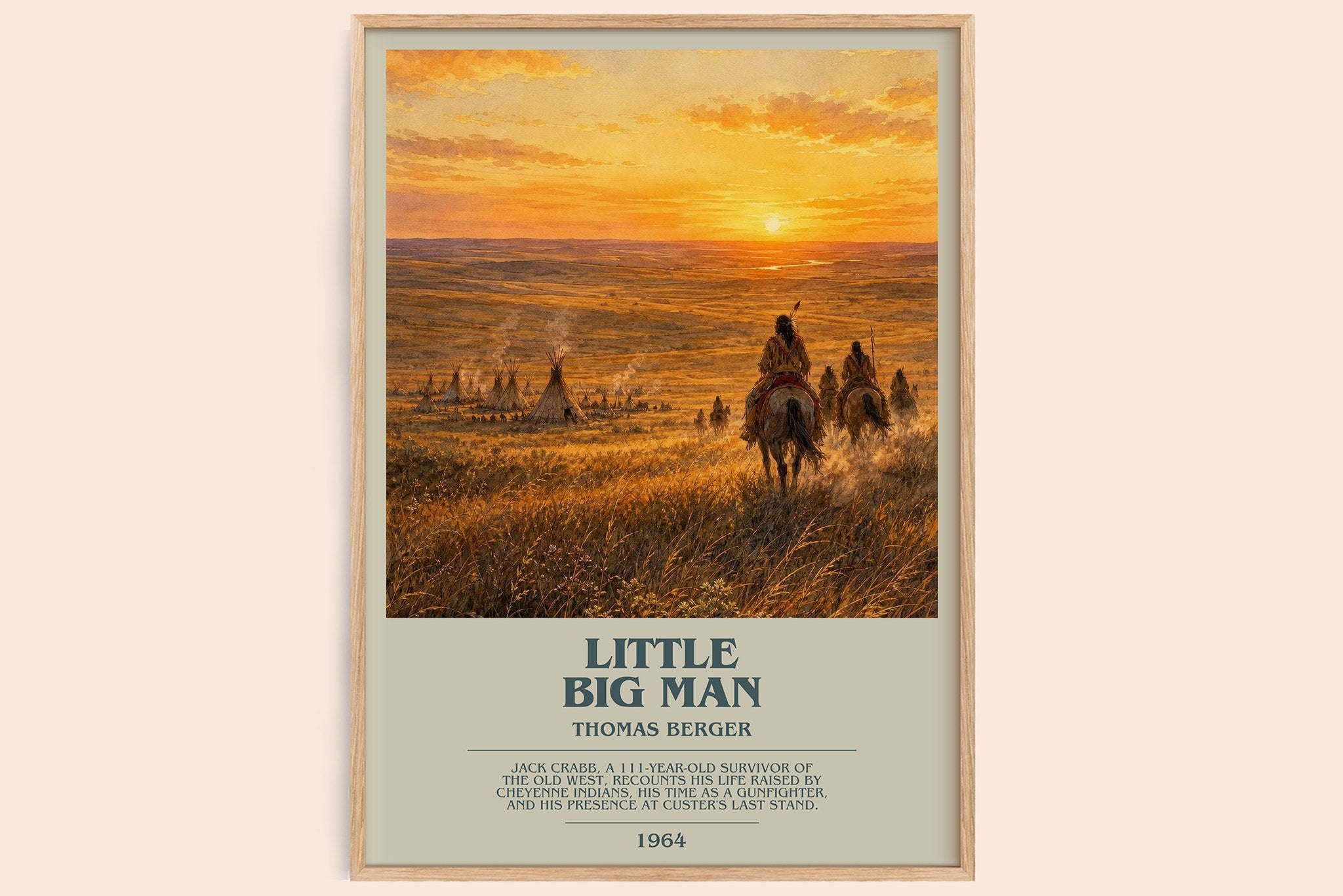 Little Big Man Bookish Wall Art by Thomas Berger