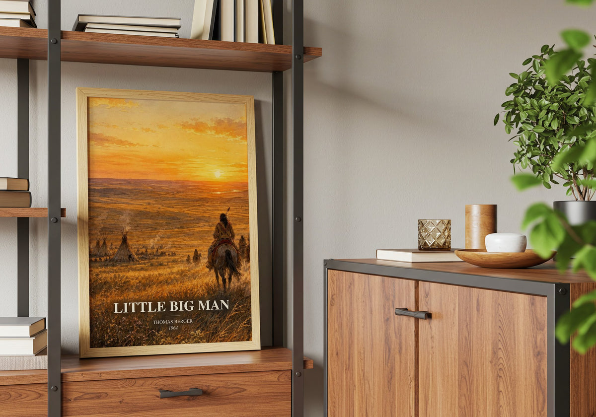 Little Big Man book watercolour illustration paper finish options – matte satin gloss