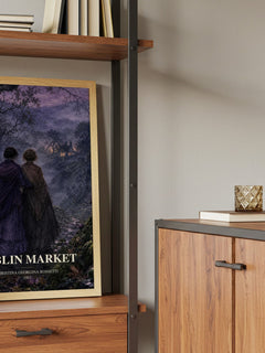 Goblin Market book watercolour illustration paper finish options – matte satin gloss
