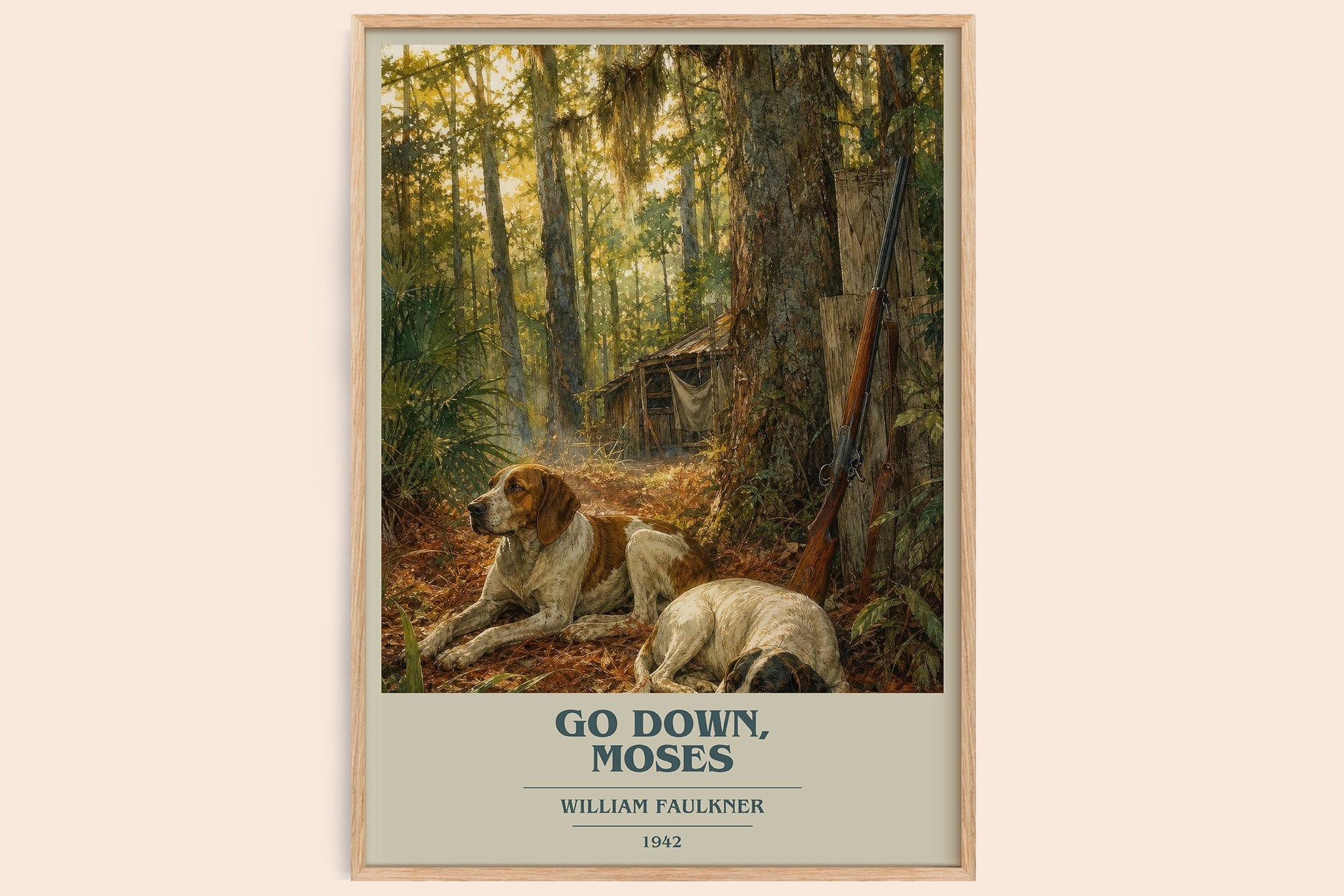 Go Down, Moses Book Cover Poster by William Faulkner