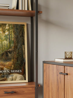 Go Down, Moses book watercolour illustration paper finish options – matte satin gloss
