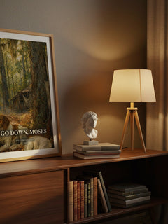 Go Down, Moses watercolour print on bookshelf – William Faulkner fan gift