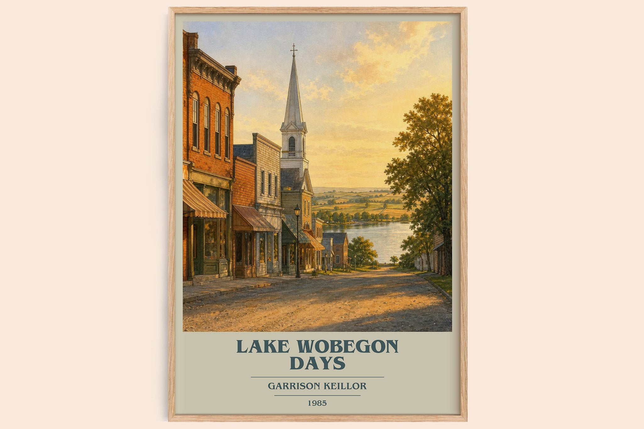 Lake Wobegon Days Book Cover Poster by Garrison Keillor