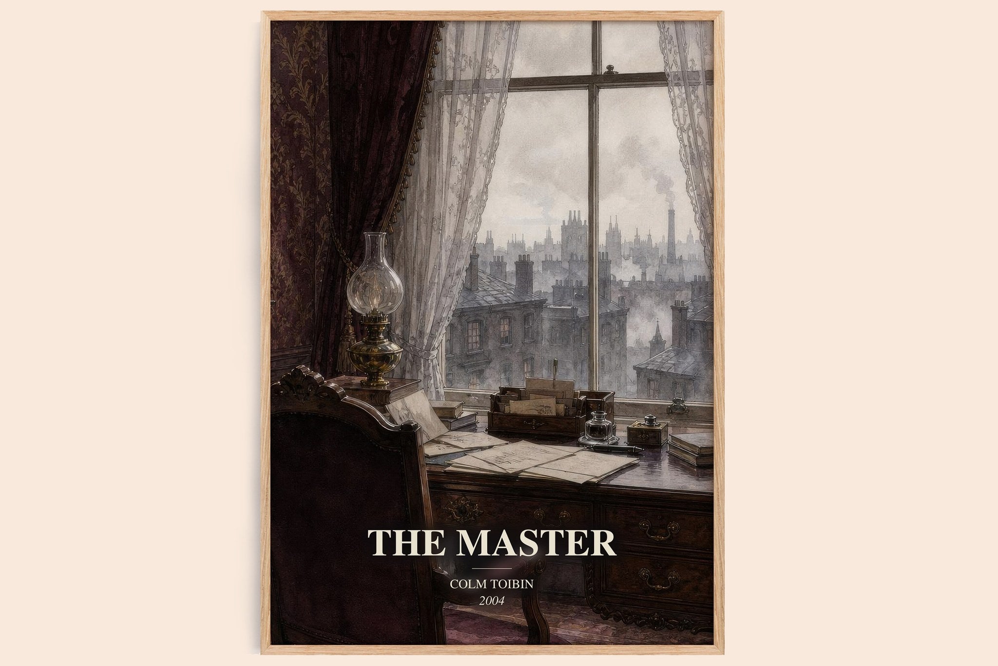 The Master Book Watercolour Illustration by Colm Toibin
