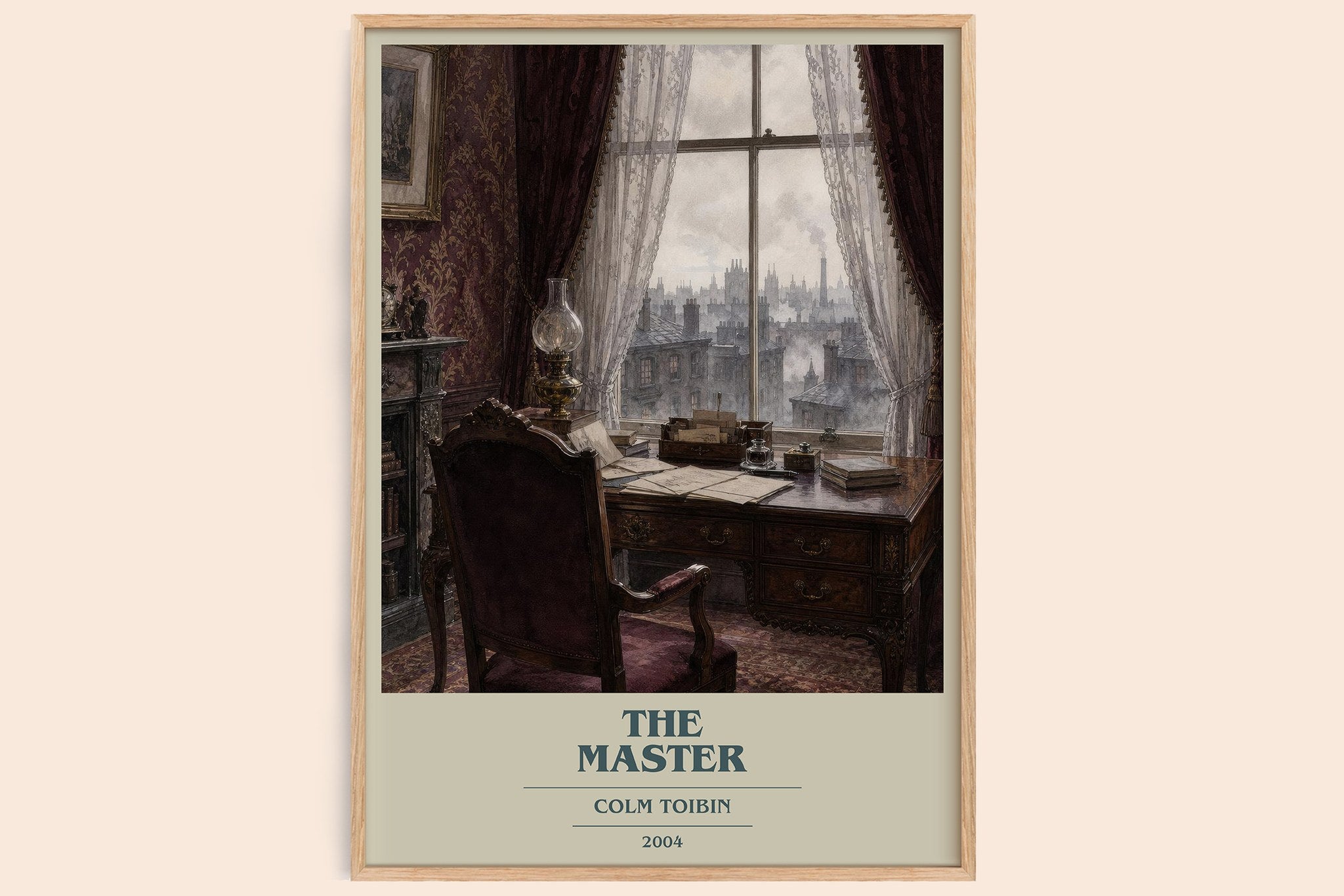 The Master Book Cover Poster by Colm Toibin