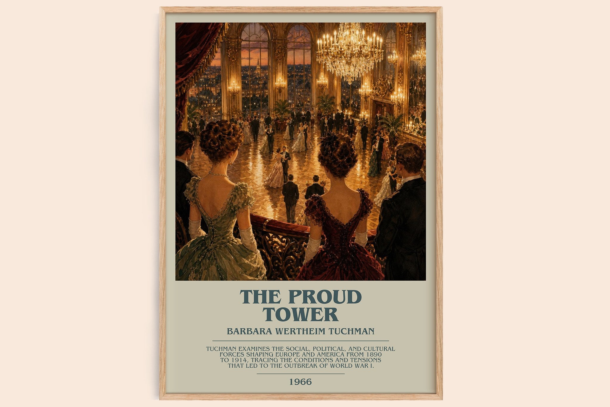 The Proud Tower Bookish Wall Art by Barbara Wertheim Tuchman