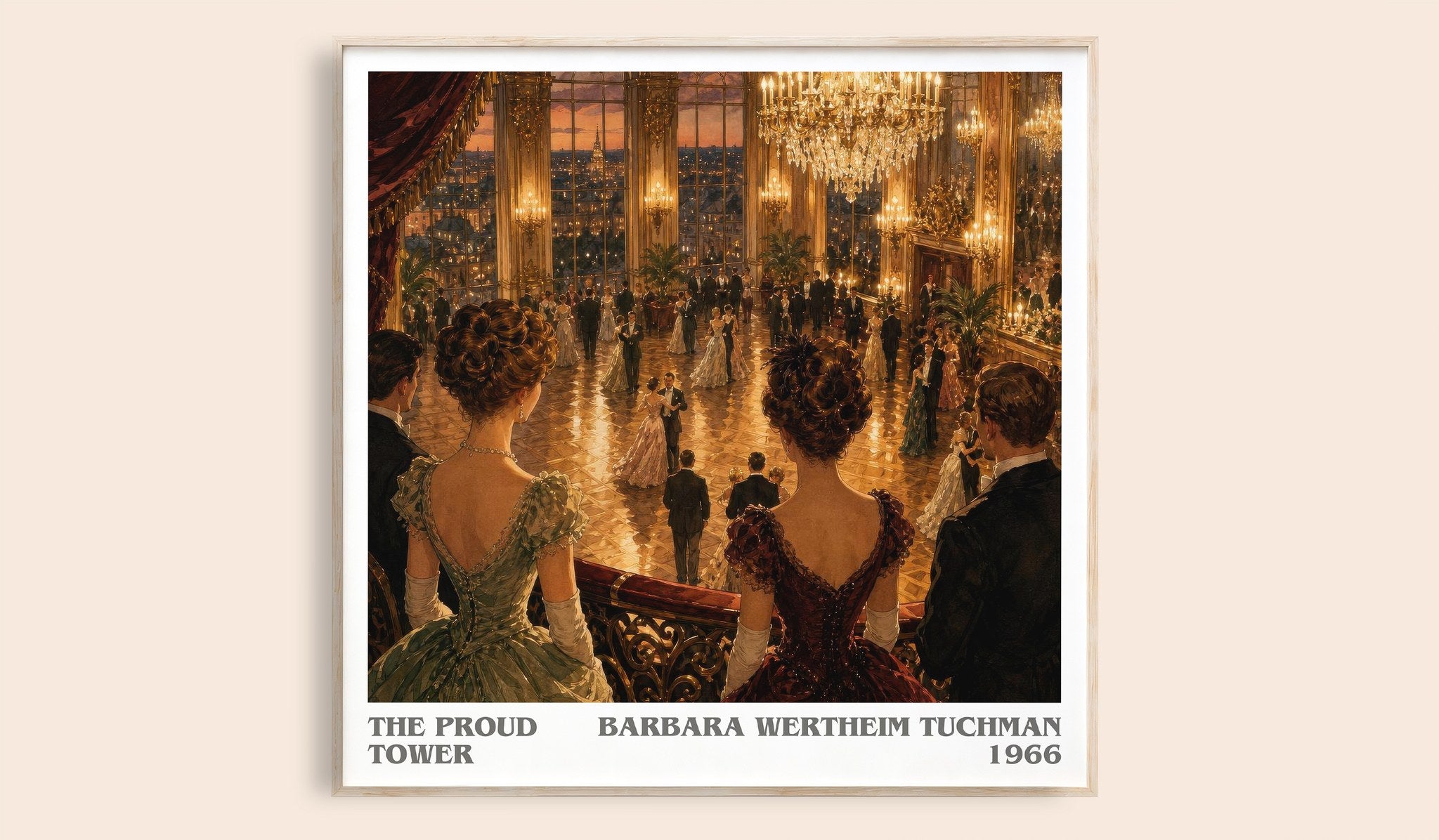 The Proud Tower Literary Art Print by Barbara Wertheim Tuchman