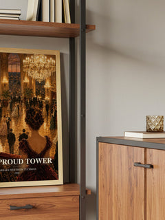 The Proud Tower book watercolour illustration paper finish options – matte satin gloss