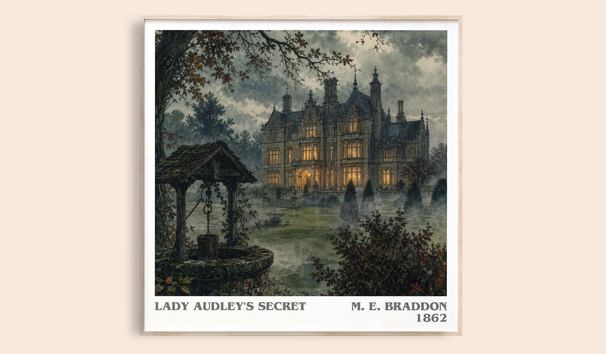 Lady Audley's Secret Literary Art Print by M. E. Braddon
