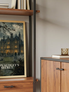 Lady Audley's Secret book watercolour illustration paper finish options – matte satin gloss