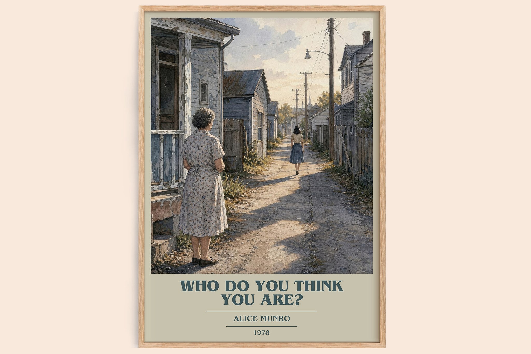 Who Do You Think You Are? Book Cover Poster by Alice Munro