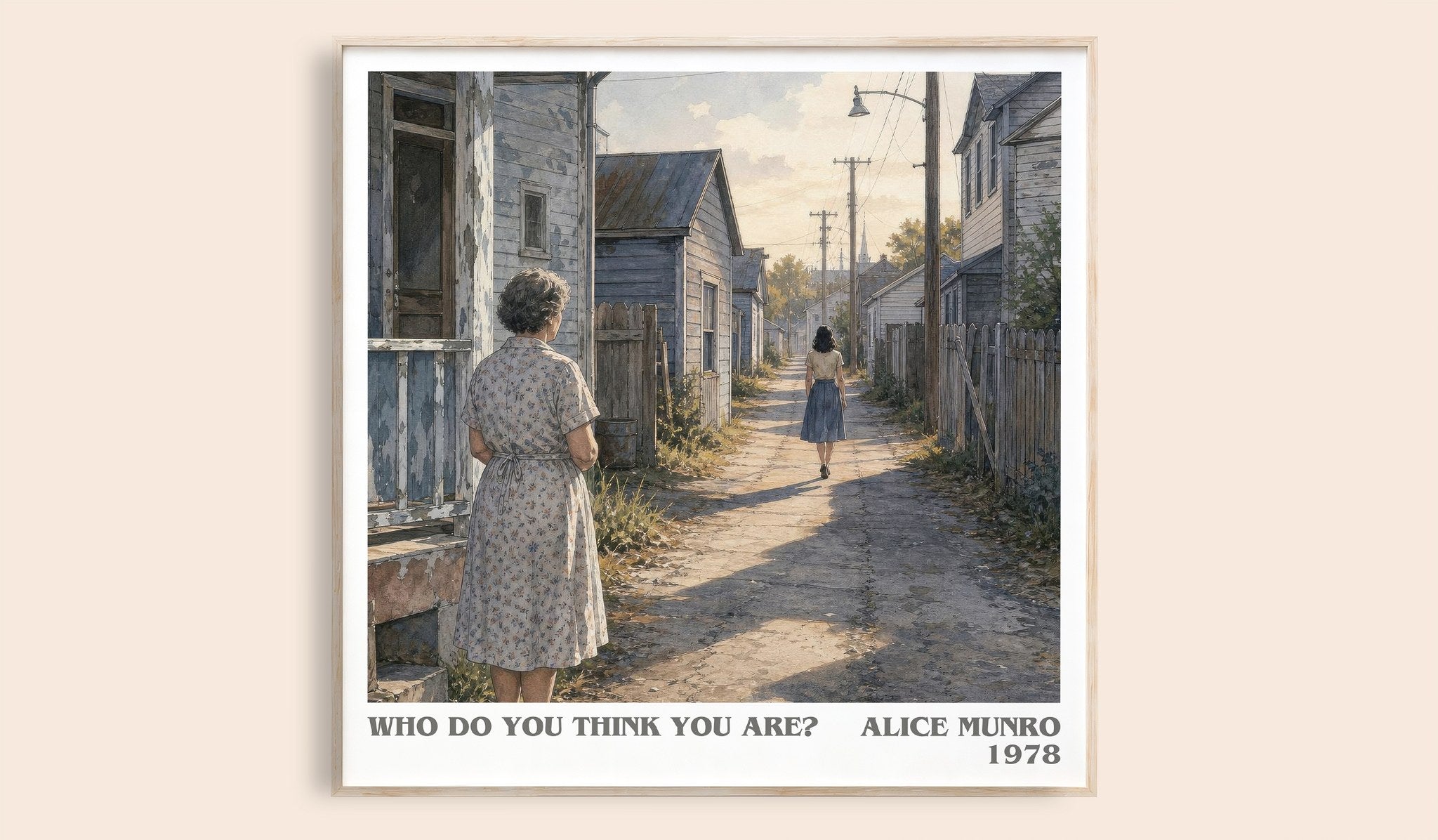 Who Do You Think You Are? Literary Art Print by Alice Munro