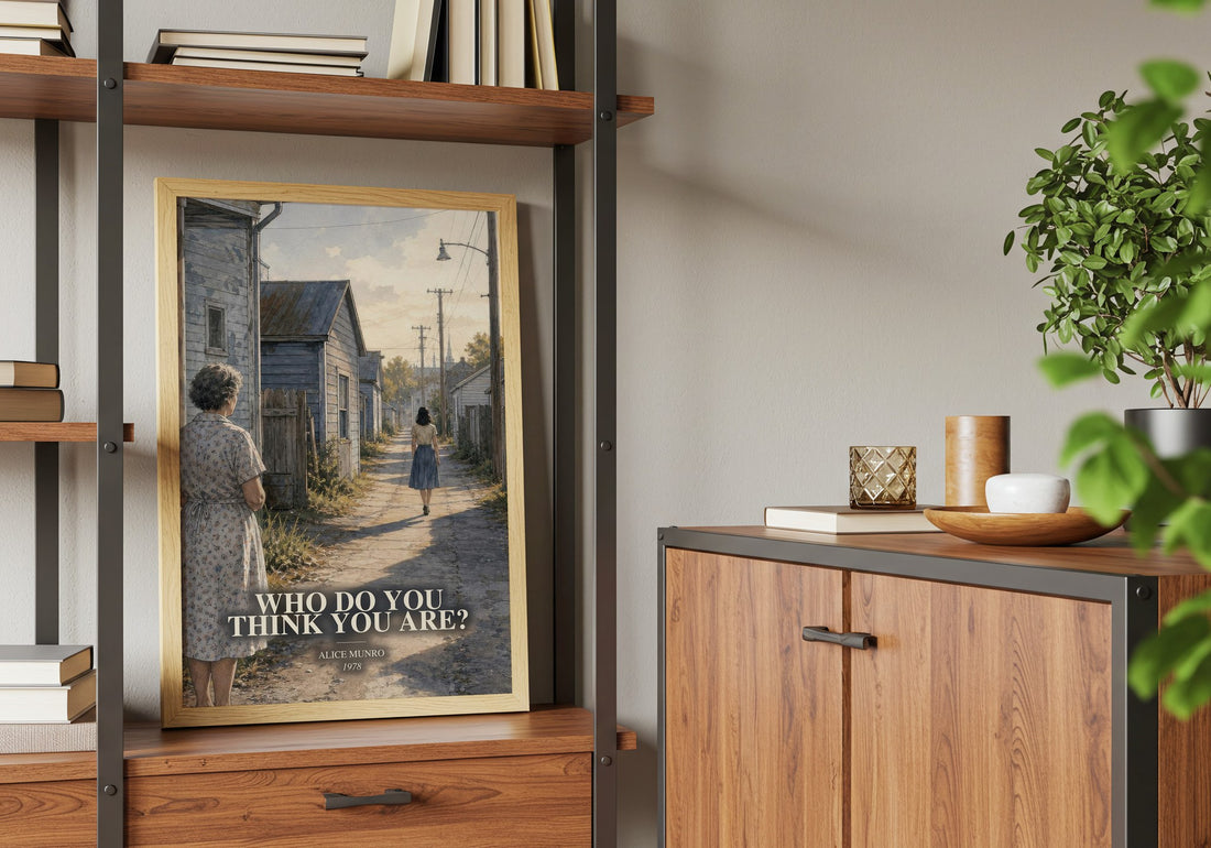 Who Do You Think You Are? book watercolour illustration paper finish options – matte satin gloss