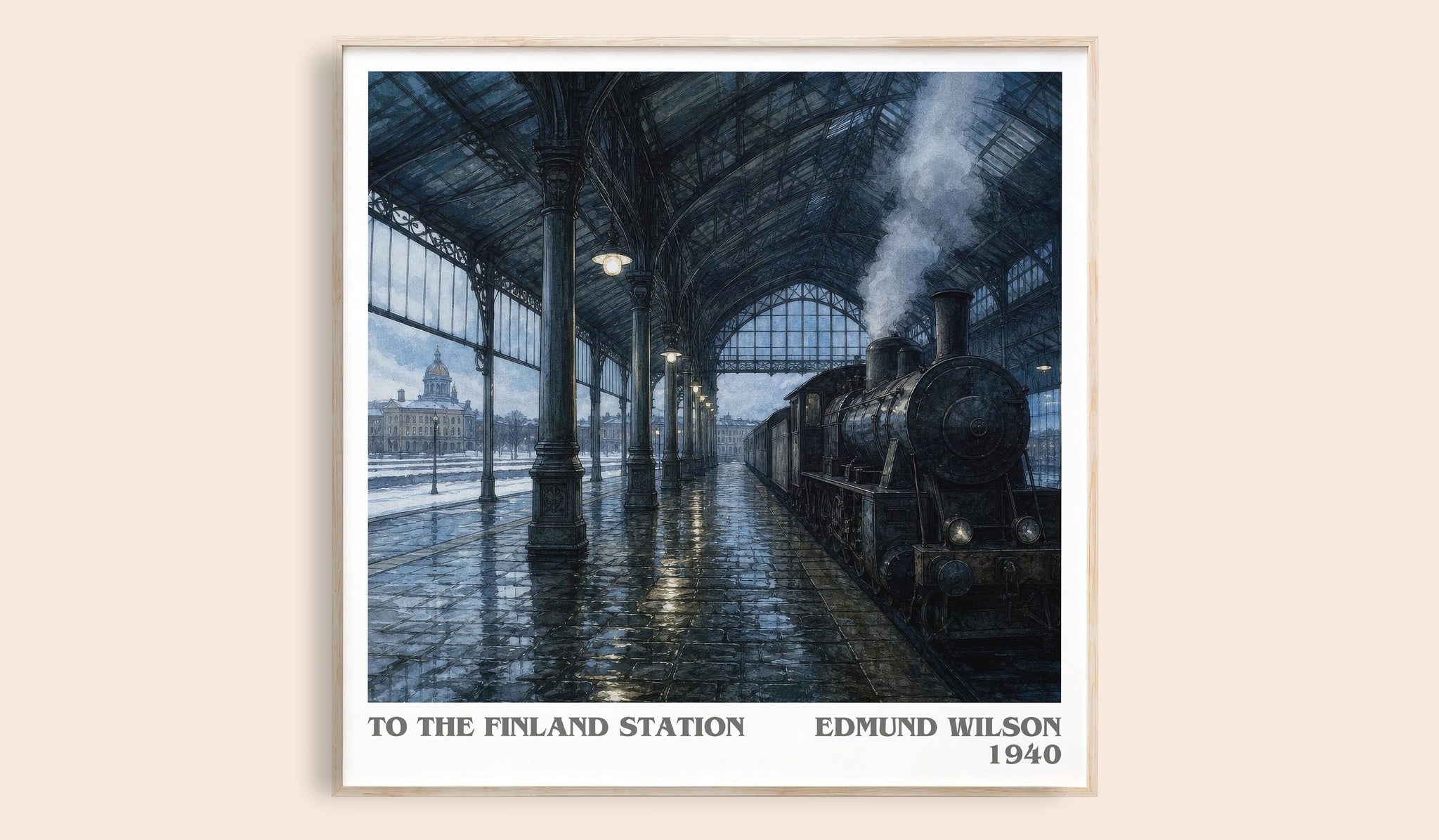 To the Finland Station Literary Art Print by Edmund Wilson