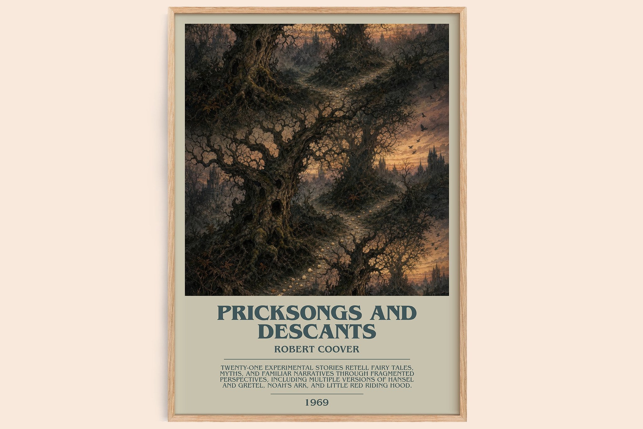 Pricksongs and Descants Bookish Wall Art by Robert Coover