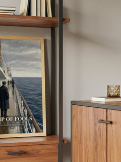 Ship Of Fools book watercolour illustration paper finish options – matte satin gloss