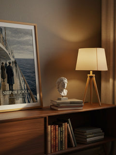 Ship Of Fools watercolour print on bookshelf – Katherine Anne Porter fan gift