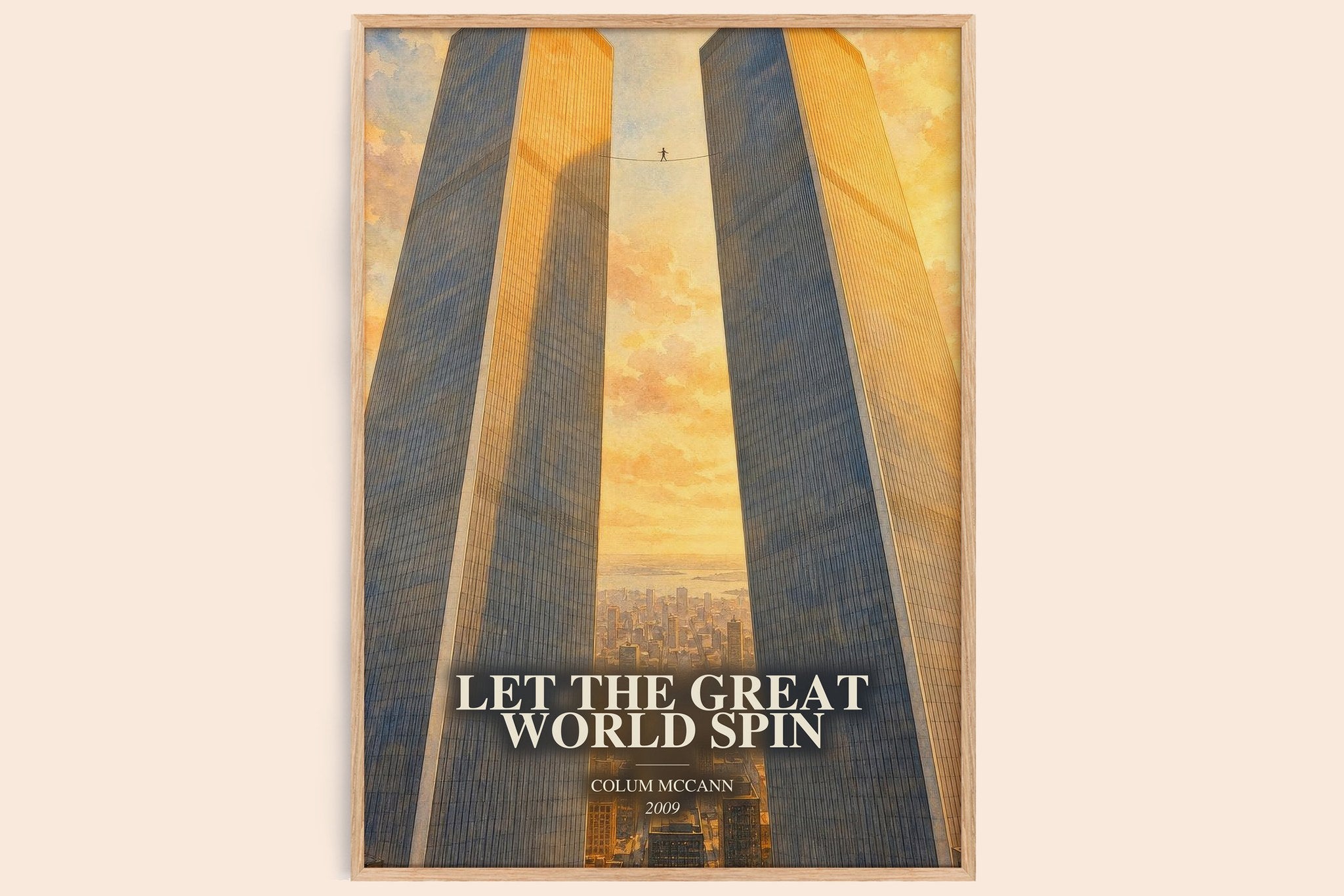 Let the Great World Spin Book Watercolour Illustration by Colum McCann