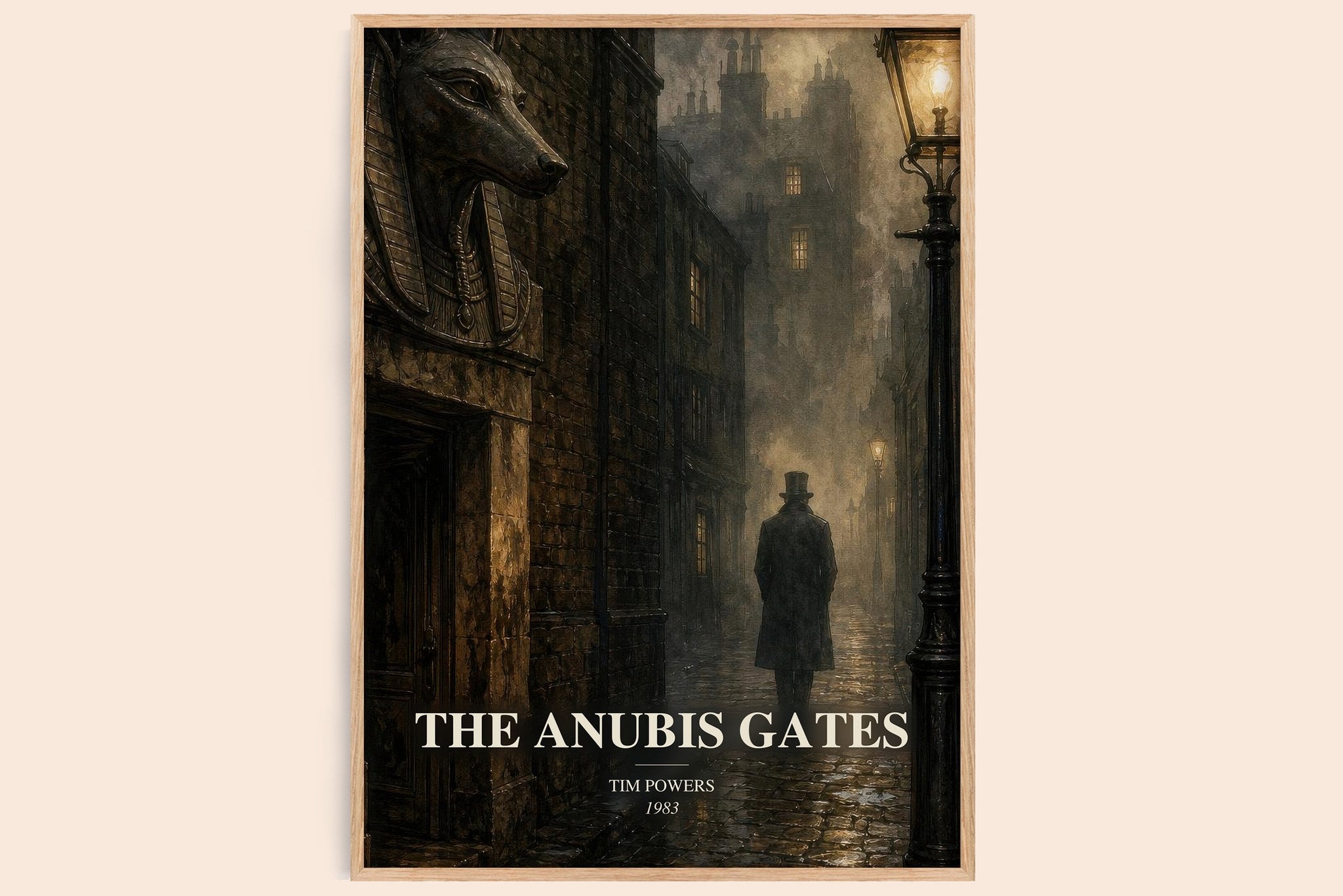 The Anubis Gates Book Watercolour Illustration by Tim Powers