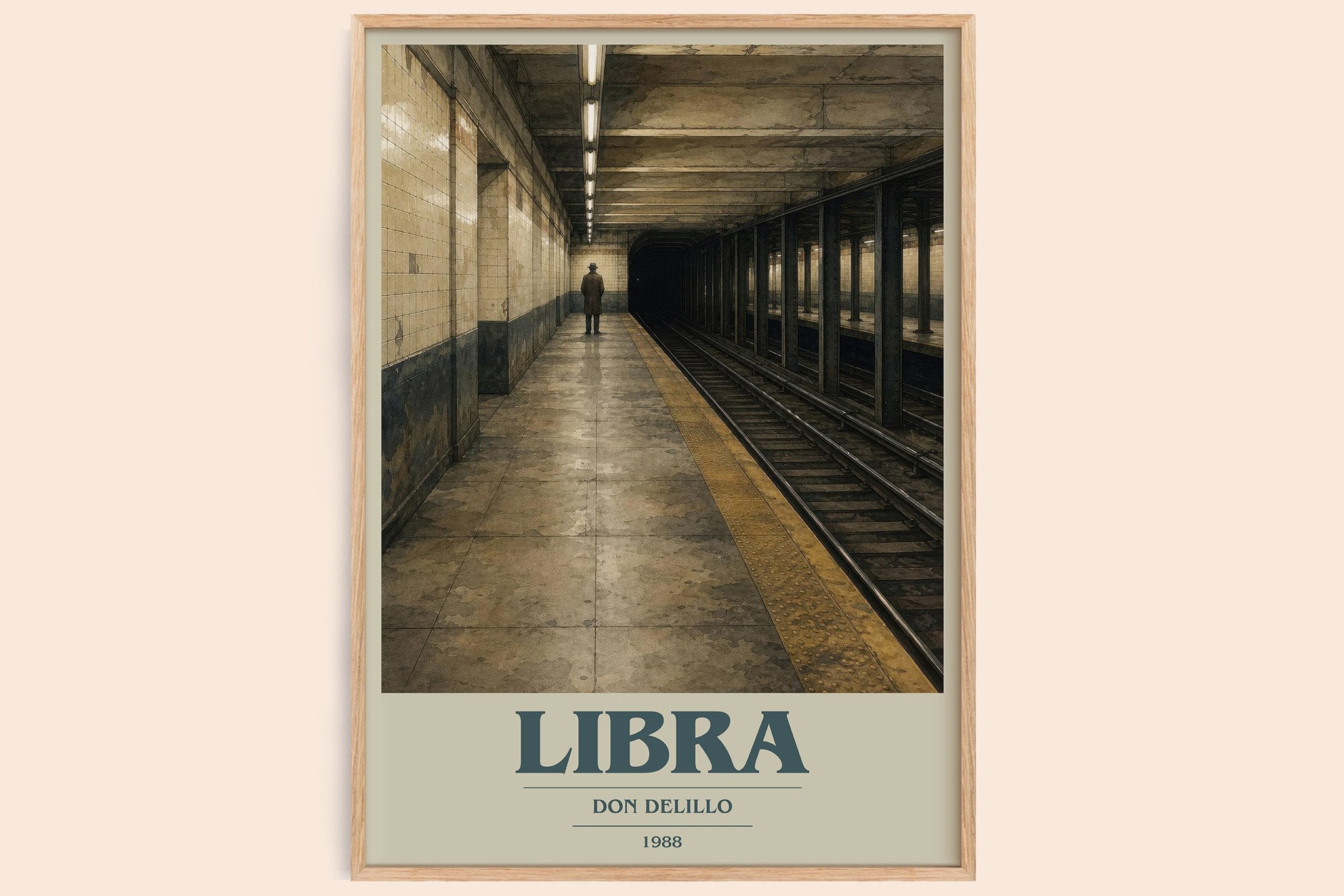 Libra Book Cover Poster by Don DeLillo