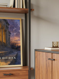 The Hot Rock book watercolour illustration paper finish options – matte satin gloss