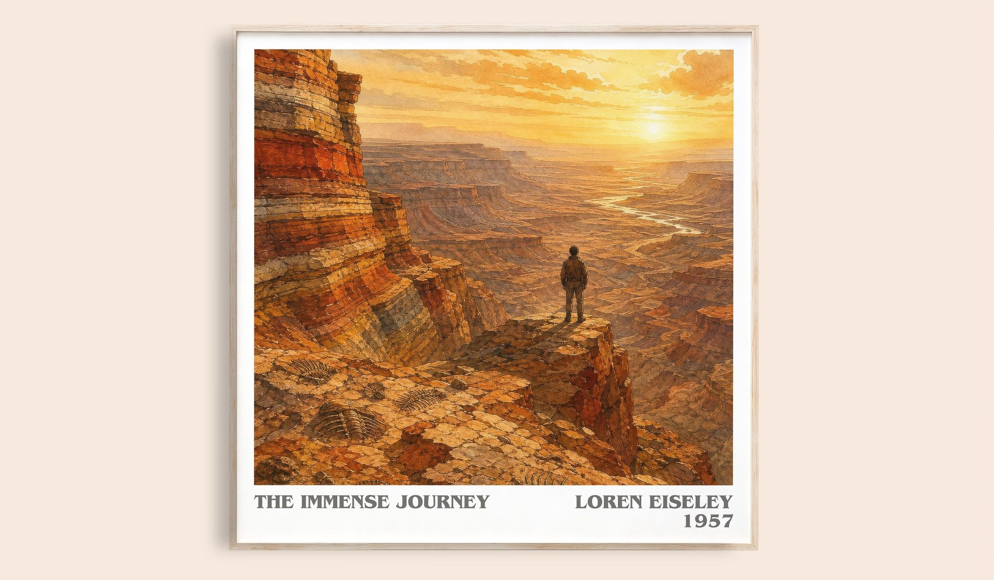 The Immense Journey Literary Art Print by Loren Eiseley