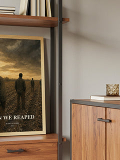 Men We Reaped book watercolour illustration paper finish options – matte satin gloss