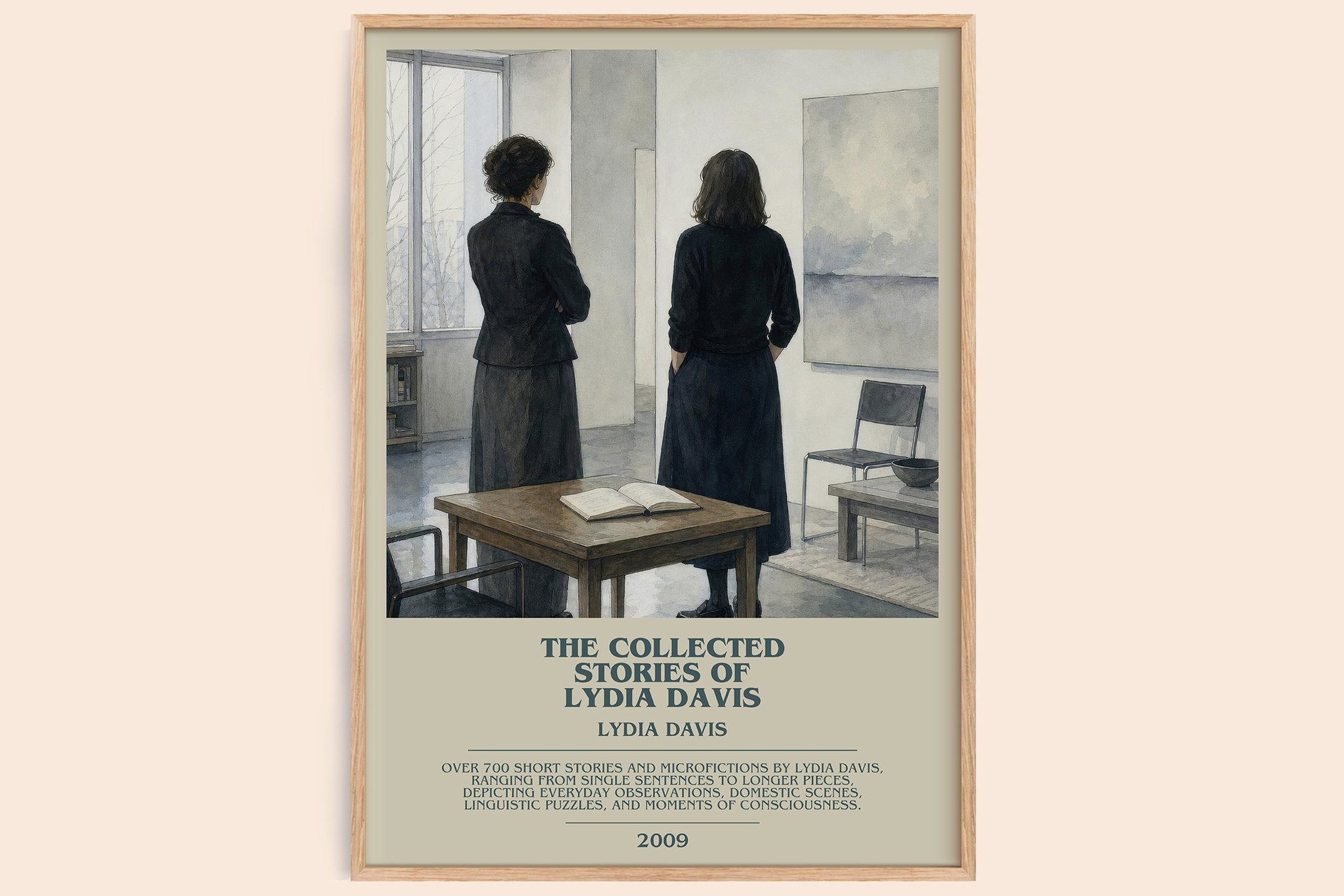 The Collected Stories Of Lydia Davis Bookish Wall Art by Lydia Davis